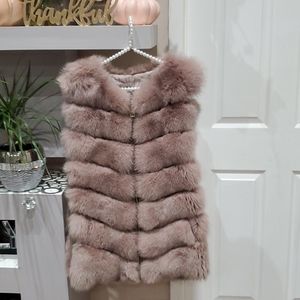 Beautiful, Natural,Real Fox Fur Vest